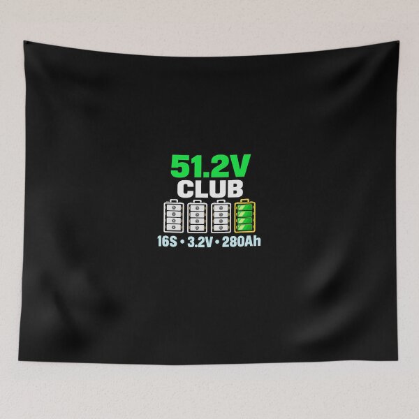 Item preview, 51.2V Club – LiFePO4 Battery Builder | Off Grid Solar Energy designed and sold by UrsaOasis.
