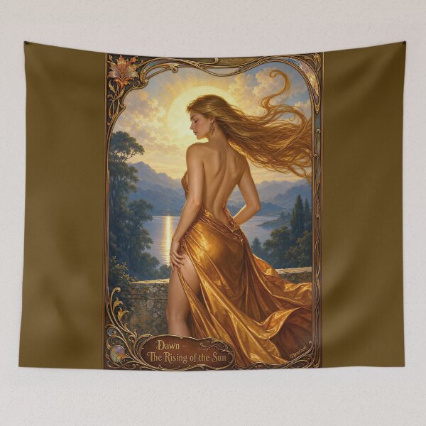 Item preview, Dawn The Rising Of The Sun Timeless AI Concept Art by Xzendor7 designed and sold by Xzendor7 Digital Art Creations.