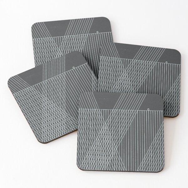 Item preview, Geometric Lines lace – Abstract Optical Illusion designed and sold by Kendica.