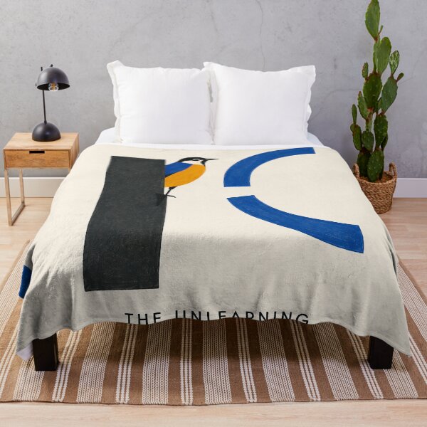 Item preview, "The Unlearning" | Mid Century Modern Bird Art Print | Bauhaus Geometric Wall Art designed and sold by Filora Atelier | Bird Art.