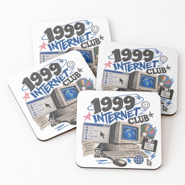 Item preview, "Club de Internet de 1999" | Diseño de collage de computadoras retro e internet antiguo | Internet retro Y2K | Diseño exclusivo | Tecnología vintage designed and sold by qfa Originals.