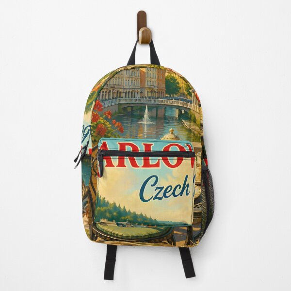 Item preview, Karlovy Vary Czech Republic – Vintage Scenic Travel Poster designed and sold by LSVart.