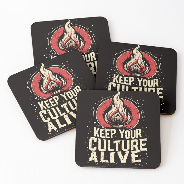 Item preview, Keep Your Culture Alive Fire Graphic designed and sold by LayercraftArt.