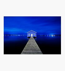 Crawley Edge Boatshed Photographic Print