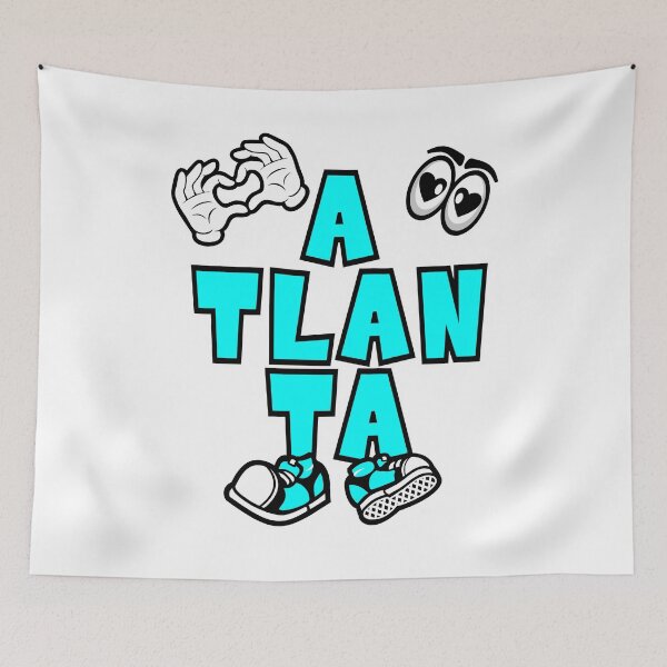 Item preview, ATLANTA Graffiti Retro Lettering designed and sold by NFTWords.