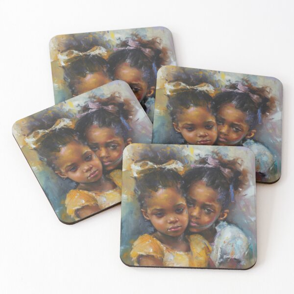 Item preview, Black Sisters Embrace – African American Sisterhood Art designed and sold by GSizzle1.