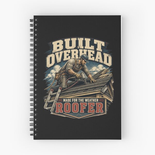 Item preview, Roofer Built Overhead | Roofing Contractor Workwear designed and sold by AdicretorDesign.