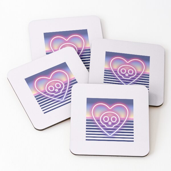 Item preview, Neon Heart Skull designed and sold by FanFest.