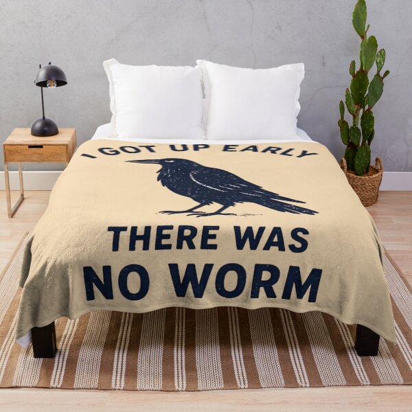 Item preview, I GOT UP EARLY THERE WAS NO WORM designed and sold by 123ks.