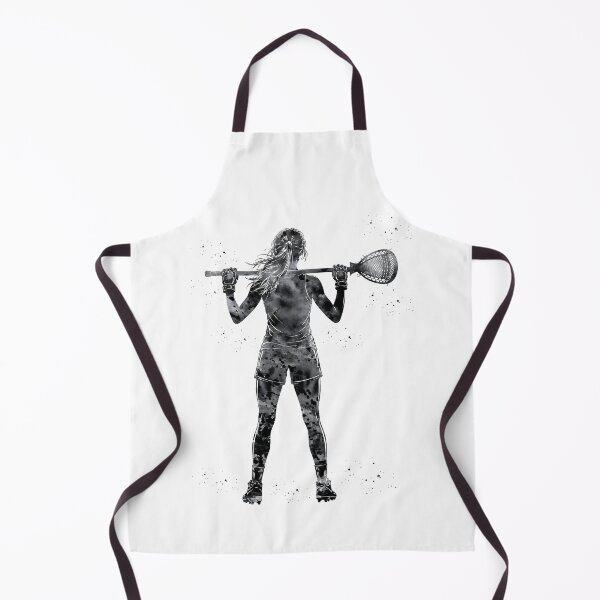 Item preview, Female Lacrosse Goalie Watercolor Art designed and sold by Liededrom..