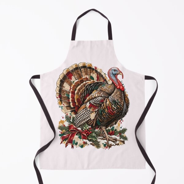 Item preview, Wild turkey displays its plumage at Christmas designed and sold by TaruHonu.