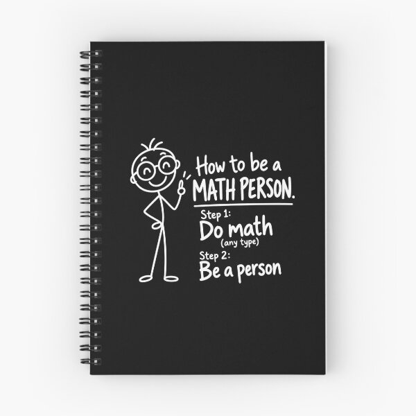 Artikelvorschau, How to Be a Math Person – Funny Math Lover Instructions entworfen und verkauft von NicheMuse Studio.