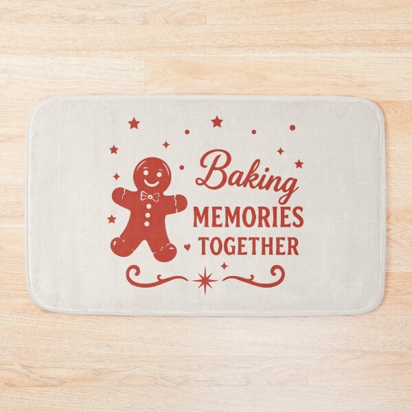 Item preview, Baking Memories Together – Gingerbread Man Holiday Art designed and sold by Tklezardesigns.