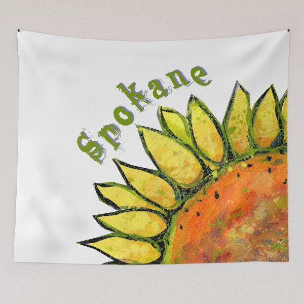 Artikelvorschau, Spokane (WA) Sunflower - Cecile Grace Charles Art entworfen und verkauft von CecileCharles.