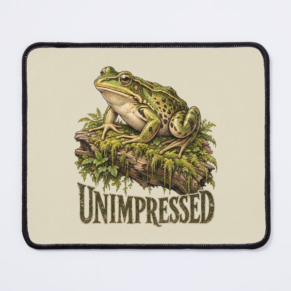 Item preview, Unimpressed Frog – Woodland Sarcastic Mood designed and sold by AwesomeBeyondLimits.