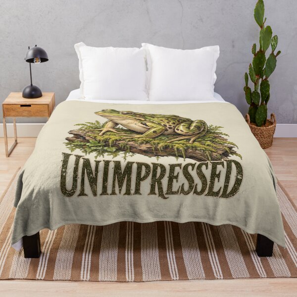 Item preview, Unimpressed Frog – Woodland Sarcastic Mood designed and sold by AwesomeBeyondLimits.