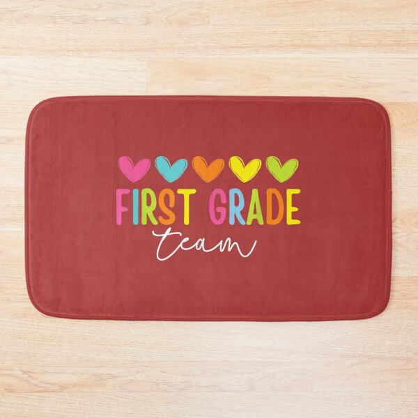 Item preview, First Grade Team 1st Grade Back to School Heart Kids Teacher designed and sold by melodycook.