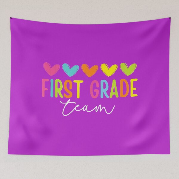 Item preview, First Grade Team 1st Grade Back to School Heart Kids Teacher designed and sold by melodycook.