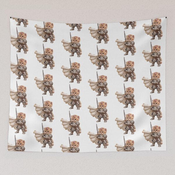 Item preview, Knight Kitten - Warrior cat - Meme cat designed and sold by t-patterns.