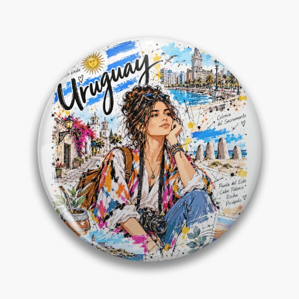Item preview, Uruguay Travel and Culture Illustratio designed and sold by EdwinkOne.