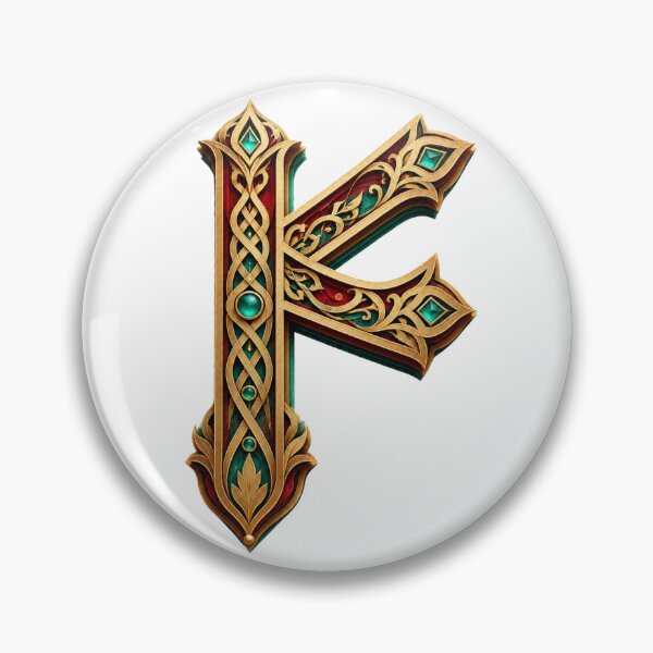 Item preview, Fehu: Prosperity follows purposeful action. designed and sold by Meg_S_meG.