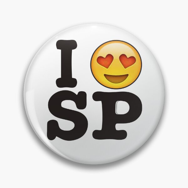 Item preview, Falling In Love With SP - Heart Eyes Emoji Sao Paulo Brazil designed and sold by Sampa In Focus.