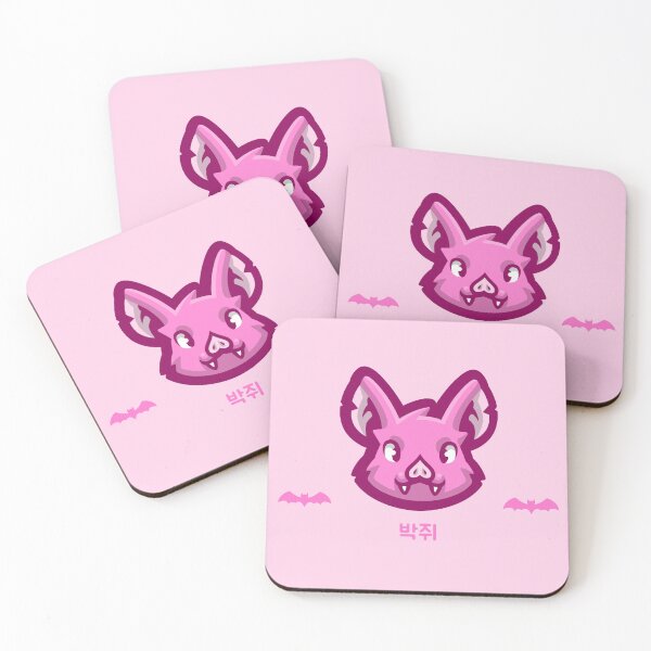 Item preview, Cartoon Pink Bat Korean designed and sold by DJCartoonDesigns.
