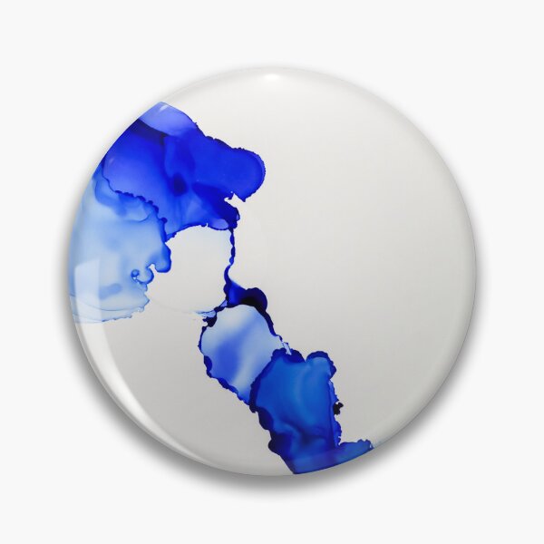 Item preview, Cobalt Blue Alcohol Ink Abstract Cascade designed and sold by H. Doucette Studio.