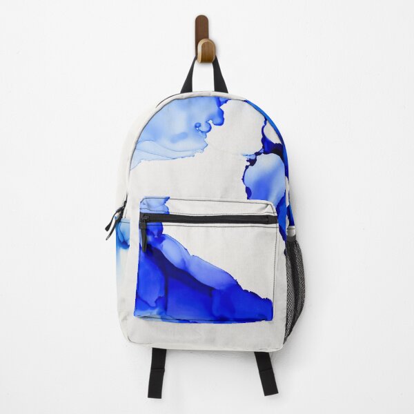 Item preview, Cobalt Blue Alcohol Ink Abstract Cascade designed and sold by H. Doucette Studio.