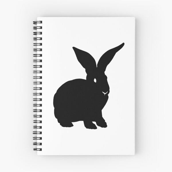 Item preview, Rabbit Black Silhouette Animal Pet Cool Style designed and sold by gin3art.