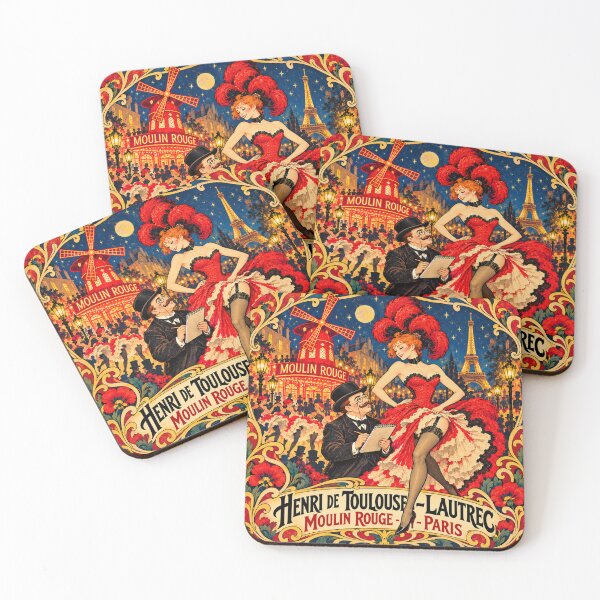 Item preview, Midnight at the Moulin Rouge – Vintage Paris Cabaret designed and sold by OzyWear.