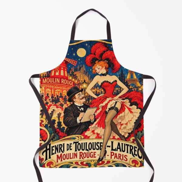Item preview, Midnight at the Moulin Rouge – Vintage Paris Cabaret designed and sold by OzyWear.