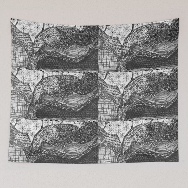 Item preview, Filling In of The Tree That Does Not Bend Will Break Grey version  designed and sold by DancingCreek.