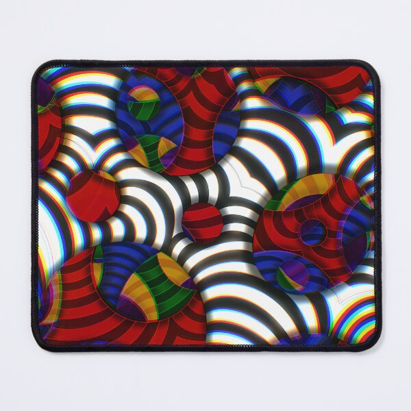 Item preview, Distorted Dimensional Fabric designed and sold by EchoSkyArt.