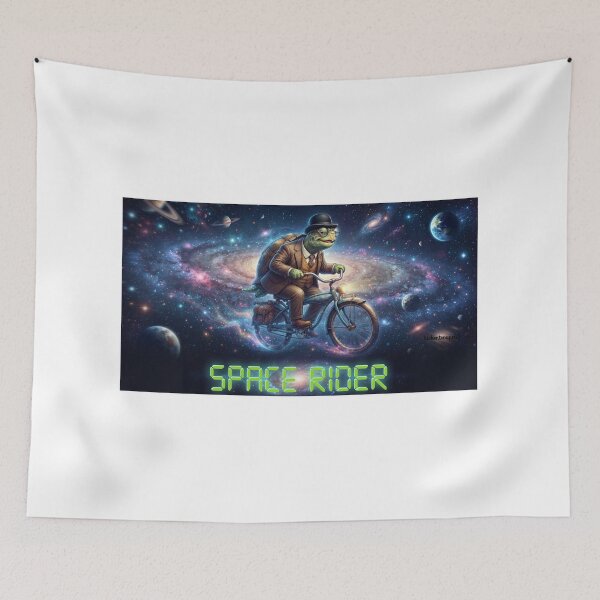 Item preview, Terrapin Space Rider Print designed and sold by Lichentroupe63.