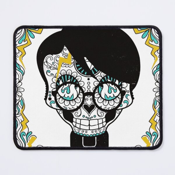 Item preview, Electric Shadow Skull - Neon Lightning Glow Dark Calavera designed and sold by ODELUNITY.