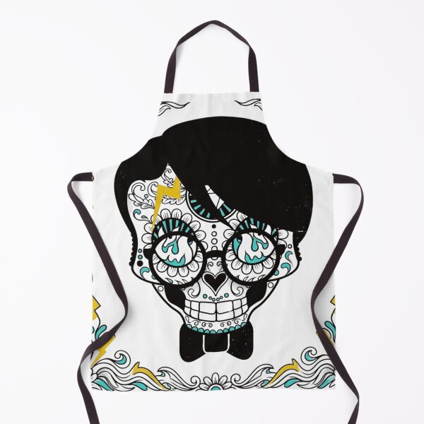 Item preview, Electric Shadow Skull - Neon Lightning Glow Dark Calavera designed and sold by ODELUNITY.