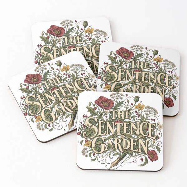 Item preview, The Sentence Garden – Poetcore Botanical Writer & Literary Art designed and sold by Golden Era Studio.