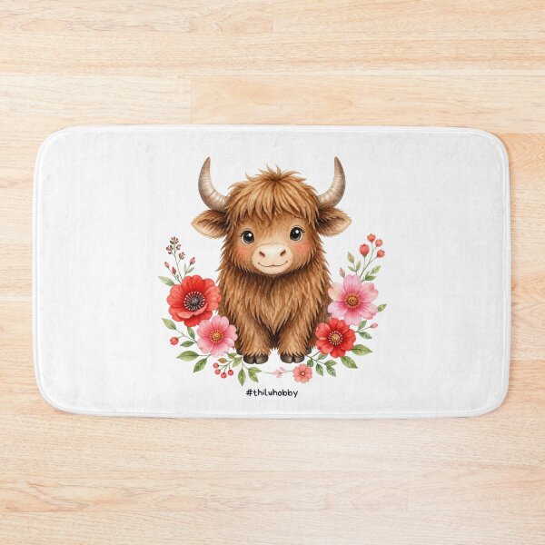 Item preview, Yak with red flowers designed and sold by thilu-hobby.