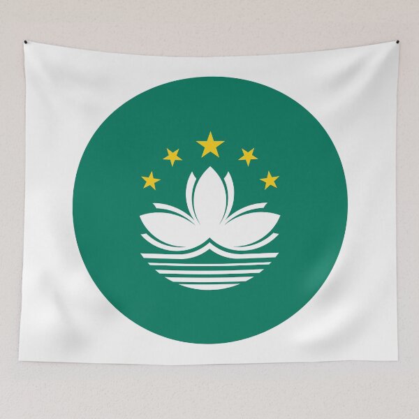 Item preview, Macau Circle Flag MO designed and sold by shitpostee.
