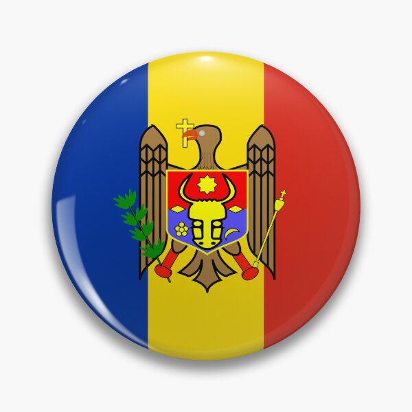 Item preview, Moldova Circle Flag MD designed and sold by shitpostee.