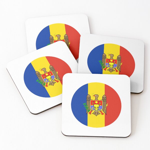 Item preview, Moldova Circle Flag MD designed and sold by shitpostee.