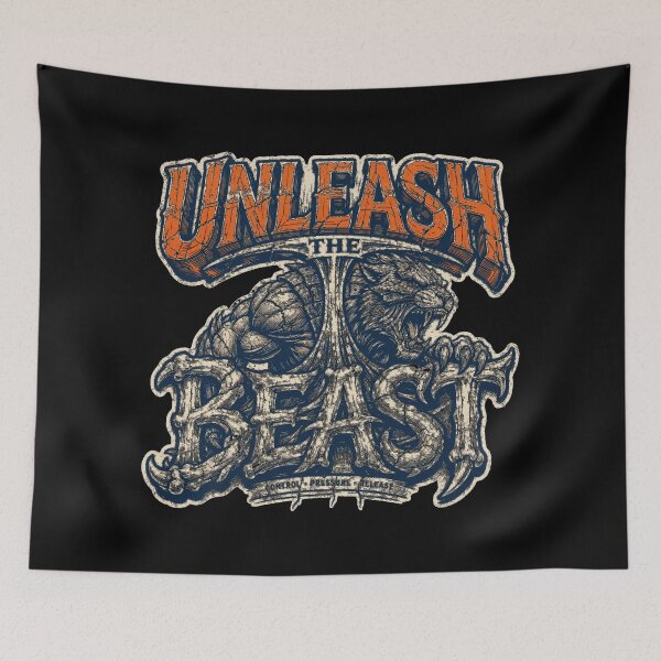 Item preview, Unleash the Beast – Bodybuilding Gym Workout Design, Strength Training & Weightlifting, Muscle Building, Heavy Lifting, Powerlifting, Fitness Motivation, Progressive Overload, Beast Mode Gym Gift designed and sold by Typologystudios.