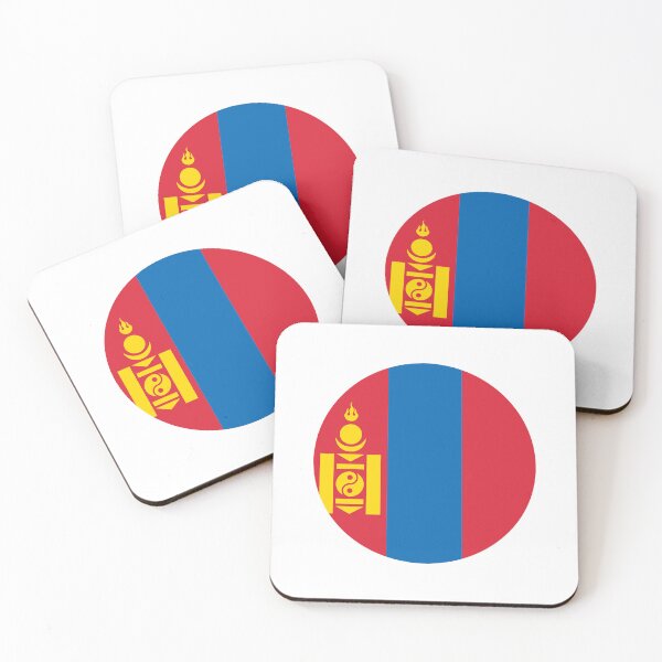 Item preview, Mongolia Circle Flag MN designed and sold by shitpostee.