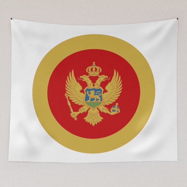 Item preview, Montenegro Circle Flag ME designed and sold by shitpostee.
