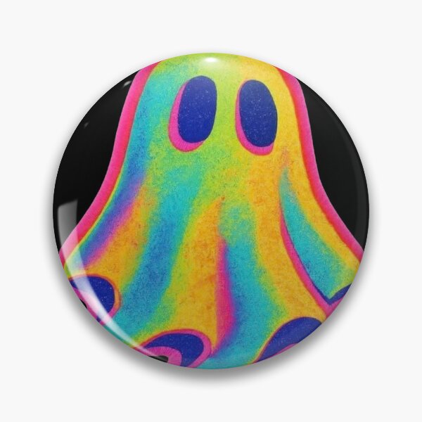 Item preview, Rainbow Ghost - Colorful Cute Halloween Ghost designed and sold by WavyCurve.