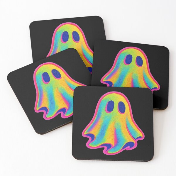 Item preview, Rainbow Ghost - Colorful Cute Halloween Ghost designed and sold by WavyCurve.