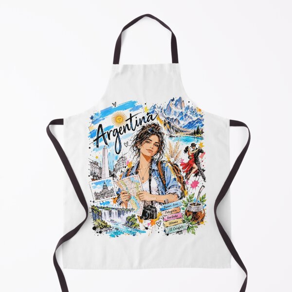 Item preview, Argentina Travel and Culture Illustration designed and sold by EdwinkOne.