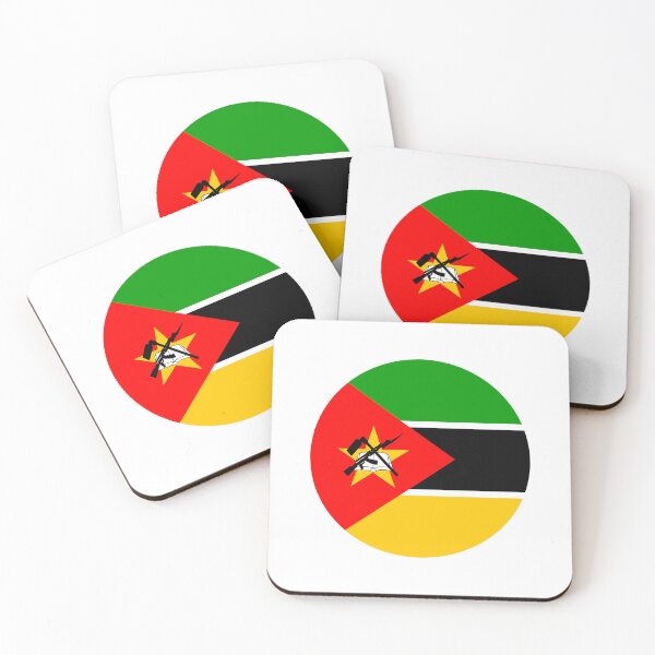 Aperçu de l'œuvre Drapeau circulaire du Mozambique MZ créée et vendue par shitpostee.