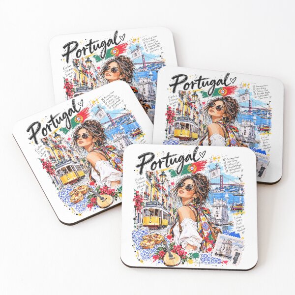 Item preview, Portugal Travel and Culture Illustration designed and sold by EdwinkOne.